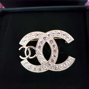 Silver Chanel Brooch